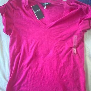 Pink Ralph Lauren shirt